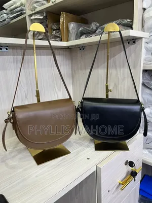 Genuine Leather Shoulder Bag - Medium