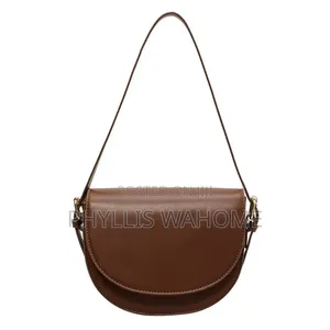 Genuine Leather Shoulder Bag - Medium