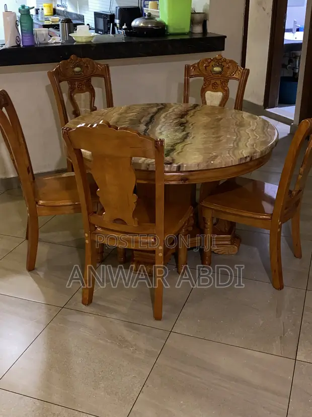 Round Marble Dining Table - 1