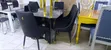 Dining Set Mpya: Meza ya Marble + Viti 6 vya Ngozi - 1
