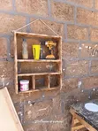 Kati ya Kuni ya Kuelea kwa Bafuni - 3