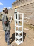 Wooden Corner Stand Shelf - 2