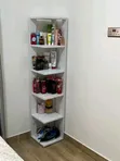 Wooden Corner Stand Shelf - 4