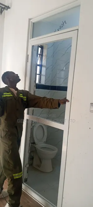 Single Glazed Aluminium Bathroom & Toilet Doors