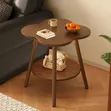 Meza ya Kahawa ya Minimalist yenye Nafasi Mbili - 2