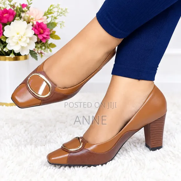 Elegant High-Heeled Office Shoes - 1