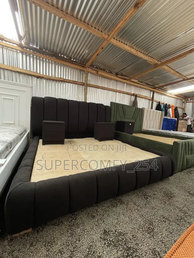 Black 6/6 Bubble Bed with Drawers - 1
