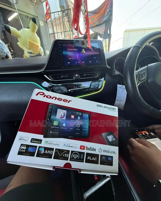 Pioneer DMH-AP6650BT 9" Receiver for Toyota C-HR - 1