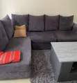 Used Grey 6-Seater L-Shaped Sofa - 1