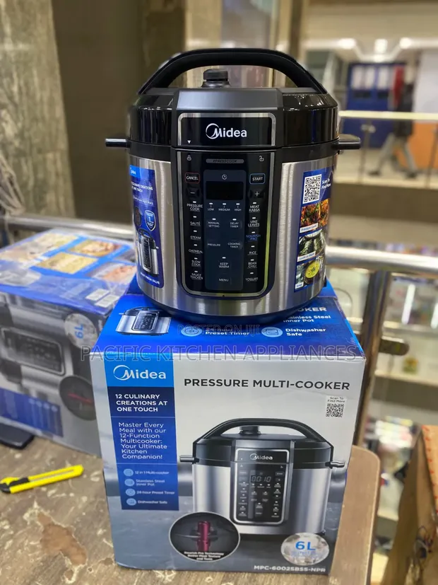 Midea 6L Pressure Cooker ya Umeme - 1
