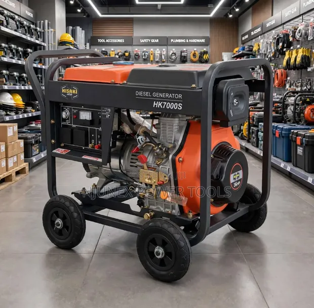 Hisaki HK7000S Open Type Diesel Generator, 240V - 1