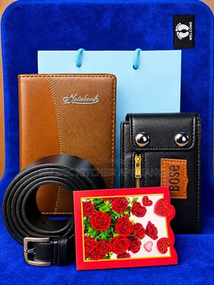 Boyfriend Gift Set - Belt, Wallet, Card Holder