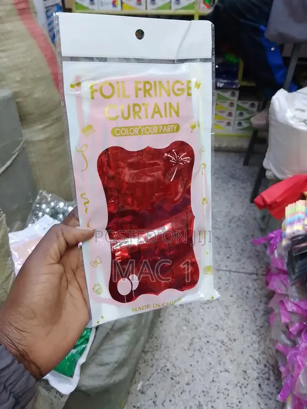 Party Foil Fringe Curtain - Event Decoration - 1