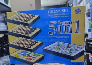 5-in-1 Magnetic Board Game Set