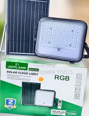 Jsot 100W RGB Solar Flood Light