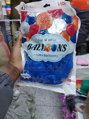 100pcs Latex Balloons - Rangi Mbalimbali