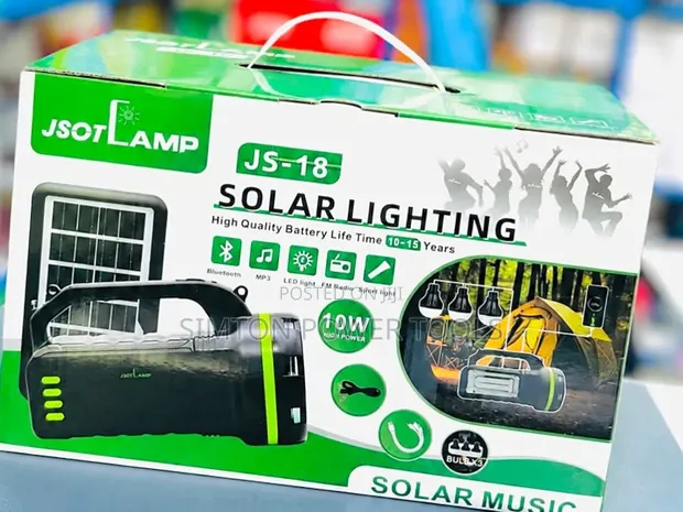 JSOT JS-18 Portable Solar Lighting and Music System - 1