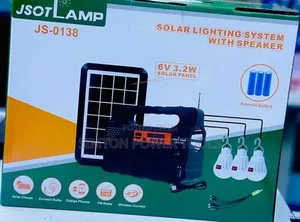 JSOT JS-0138 Solar Lighting System with Speaker