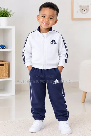 Boys Adidas Tracksuit Set (1-5 Years)
