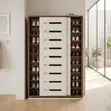 Modern Home Shoe Storage Cabinet - 8 Tiers - 2