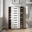 Modern Home Shoe Storage Cabinet - 8 Tiers - 3