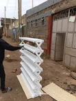 Kikapu cha Viatu cha Nyeupe cha Kukunja cha Paa 40 - 3