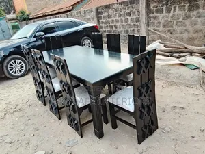 Meza ya Kulia ya X Design ya Viti 8