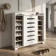 Nerhaven 7-Tier Shoe Rack Cabinet - 4