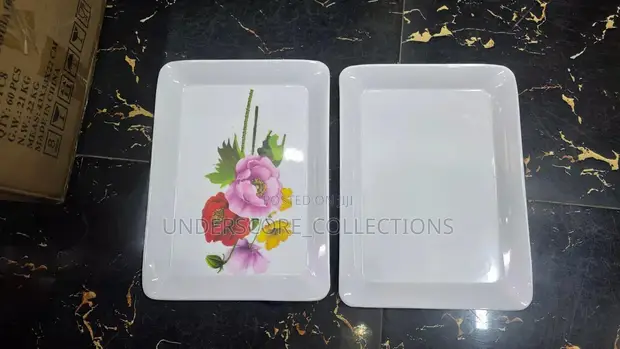Trei ya Melamine ya Kutumikia yenye Maua - 1