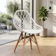 White Eames Chair - Modern Dining & Café Chair - 2