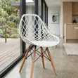 White Eames Chair - Modern Dining & Café Chair - 3