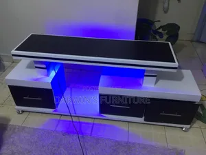 Modern TV Stand with LED Lights