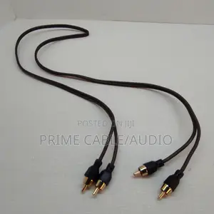 RCA Cable 1.2m - High Quality Audio for Car Stereo & Amplifier