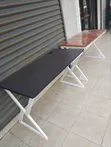 Boss Office Products Metallic Study Table - 2