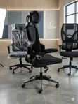 Boss Office Products Orthopedic High Back Office Chair - Black - 2
