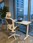 Adjustable Electric Standing Desk and Chair - 1
