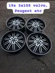 19 Inch 5x108 Rims for Peugeot, Volvo - 2