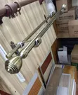 Rods za Pazia Zilizopakwa kwa Madirisha Yenye Nta na Yenye Mviringo - 1
