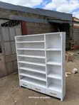 5x6 Pallet Rack ya Viatu na Mifuko - Nyeupe - 2