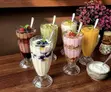 6 Classic Milkshake/Yoghurt Glasses (380ml) - 1