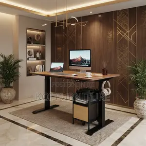 1.2m Adjustable Height Office Desk