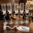 6 Pcs Amour Twisted Stem Champagne Flutes - 2