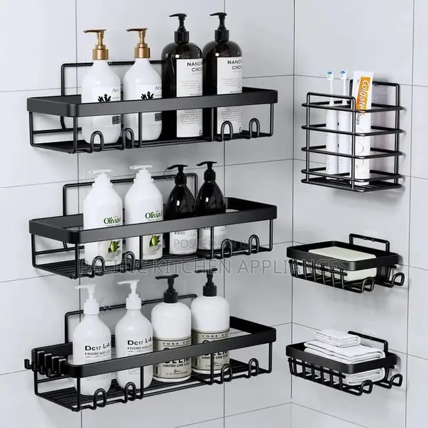 Set ya Vipande 6 vya Shower Caddy vya Kina - 1