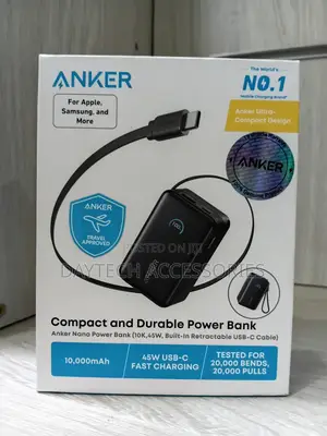 Anker Nano A1638H 10K 45W Power Bank - Black