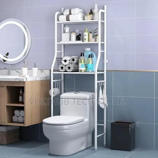 Toilet Organizer Rack - 3/4 Shelves - 1