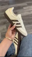 Leopard Print Adidas Samba Sneakers - 1