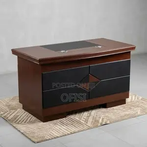 Meza ya Ofisi ya Mkurugenzi ya Mahogany 1.2m