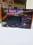 Live Sound Card Audio Mixer with Voice Changer & Effects - 1