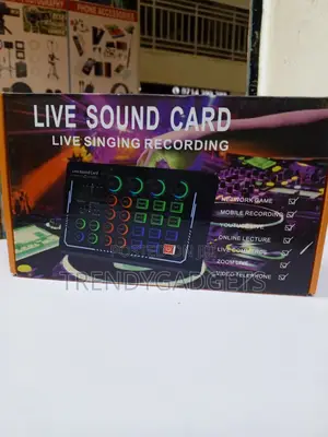 Live Sound Card yenye Bluetooth na Athari za Sauti