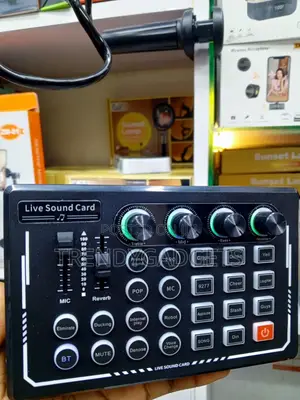 Bluetooth Sound Card Audio Mixer kwa Podcasting & Mobile Recording